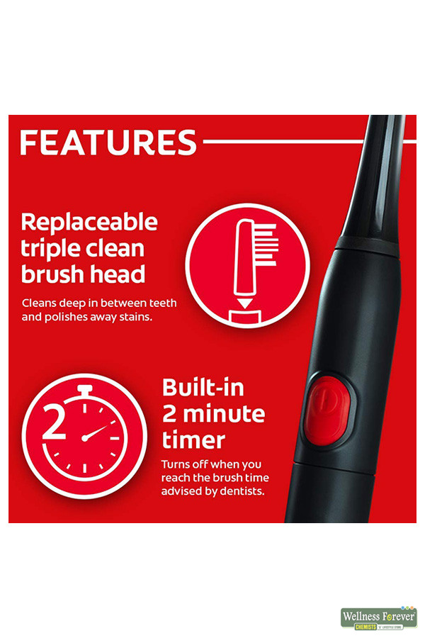 colgate proclinical 150 charcoal sonic battery powered electric toothbrush